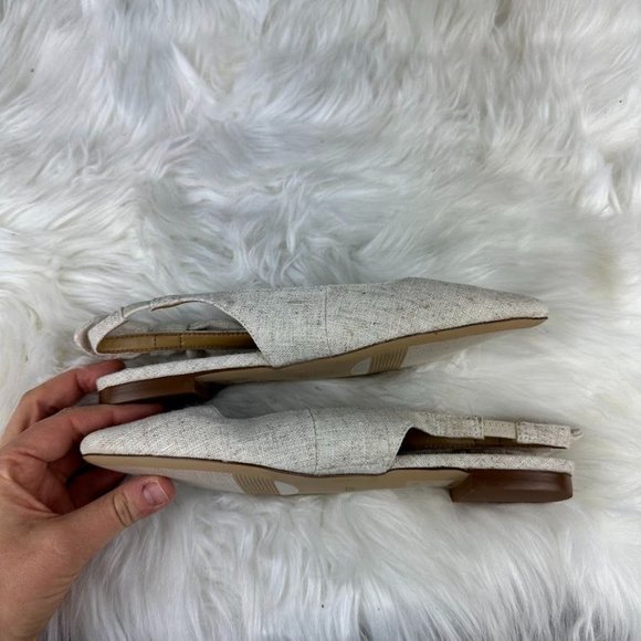 J. Crew Factory Bow-Back Flats in Gold - Picture 4 of 6